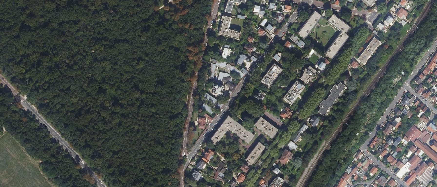 Vue aérienne de LP Lycée des métiers La Source