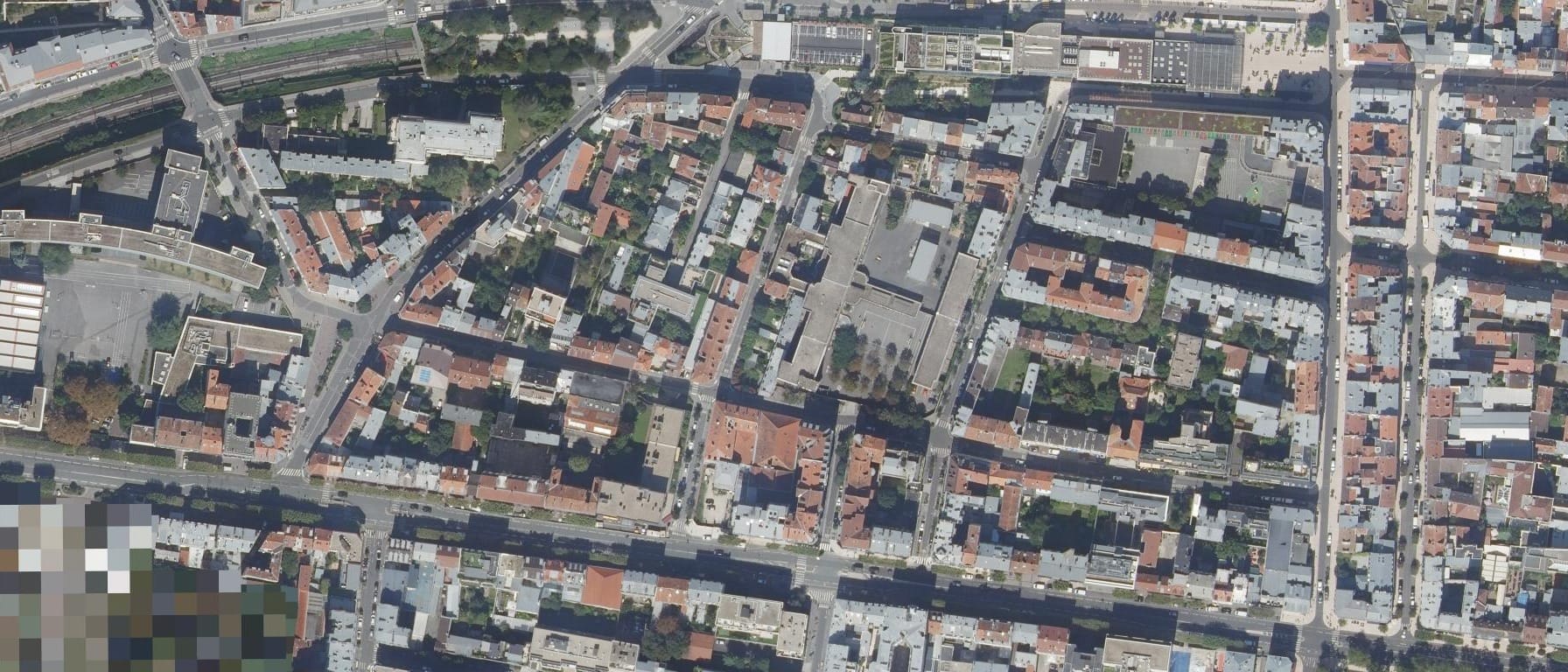 Vue aérienne de Lycée professionnel Jean Moulin