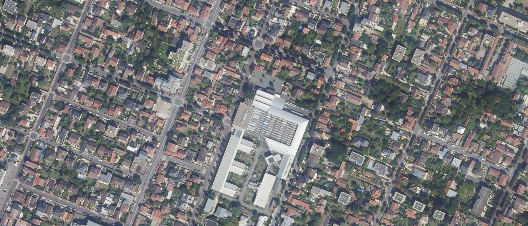 Vue aérienne de Lycée Francois Mansart
