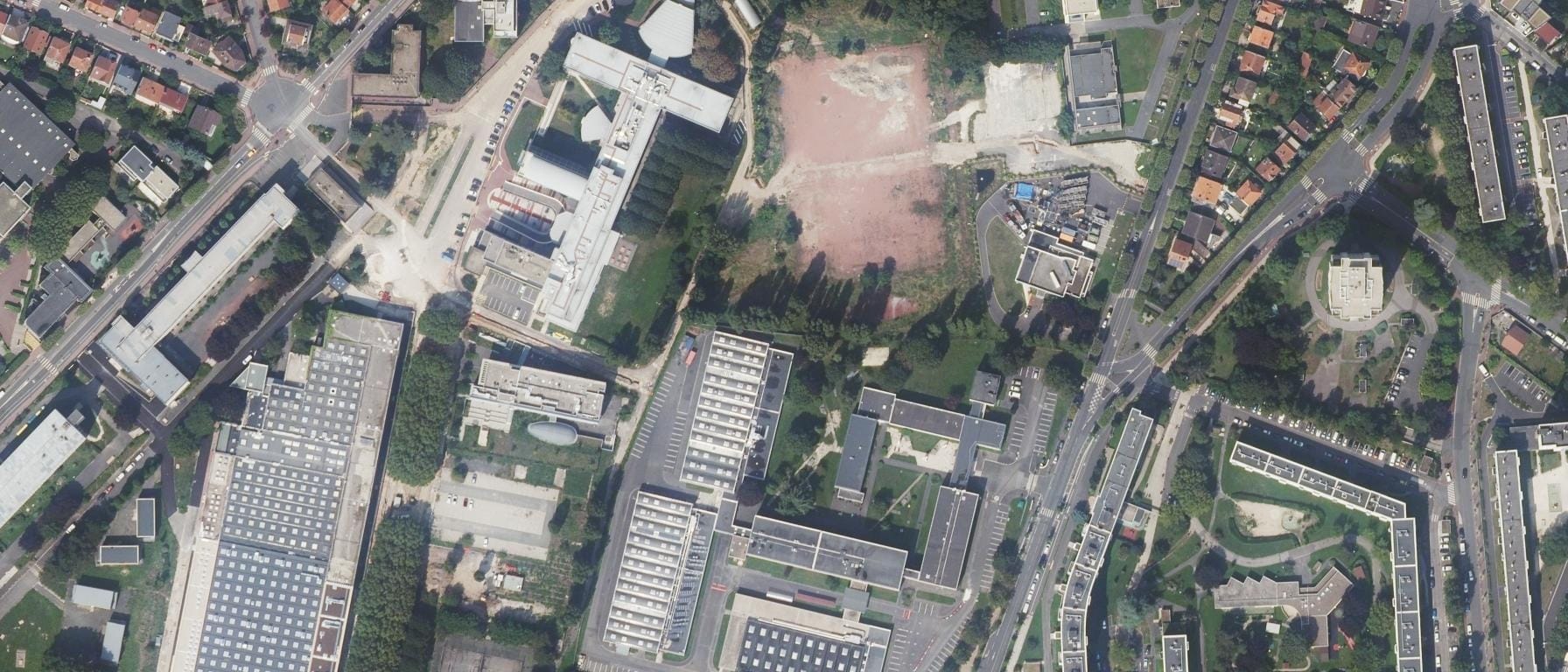 Vue aérienne de IUT de Cachan Université Paris-Saclay