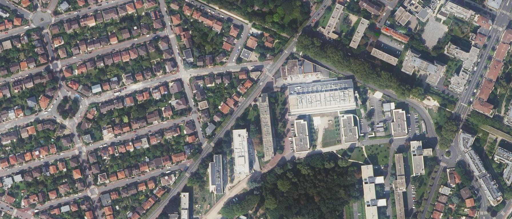 Vue aérienne de Lycée professionnel privé Robert Keller (Cachan - 94)