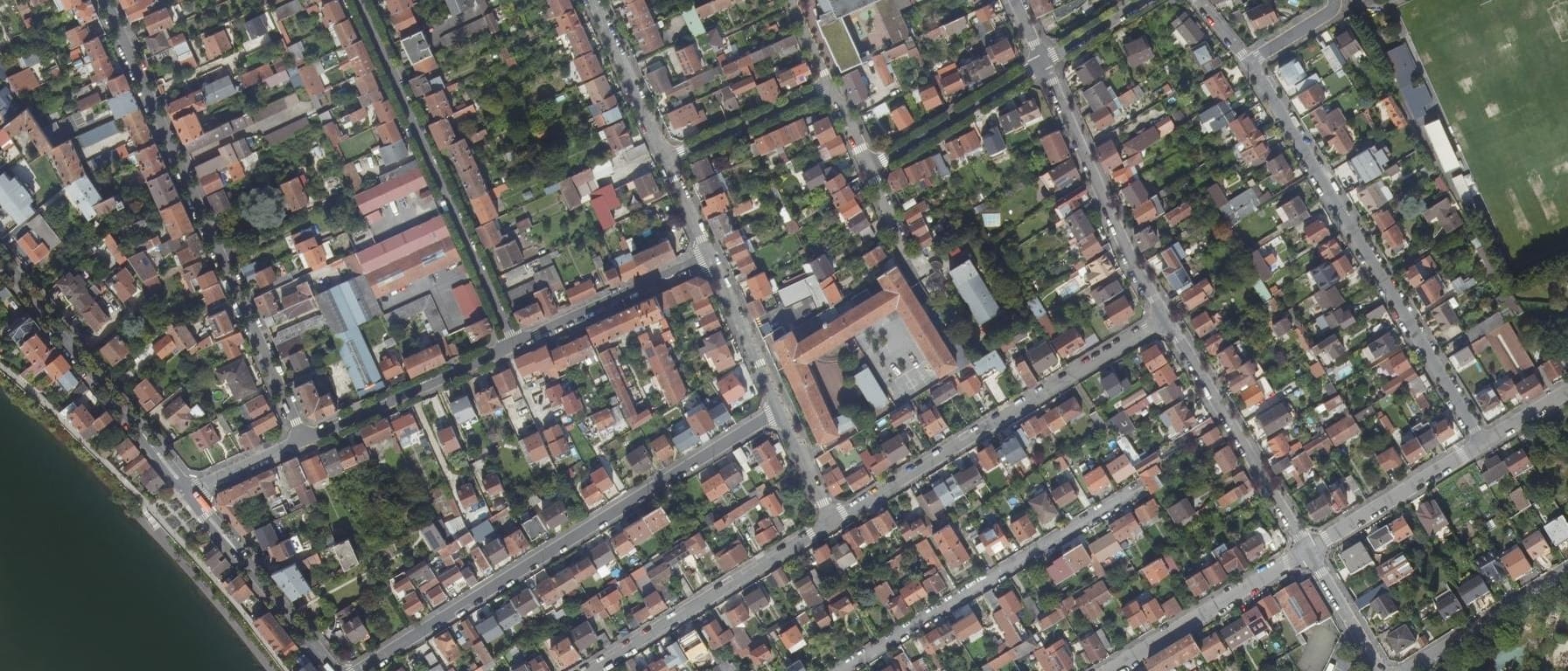 Vue aérienne de Lycée professionnel Jean Mace