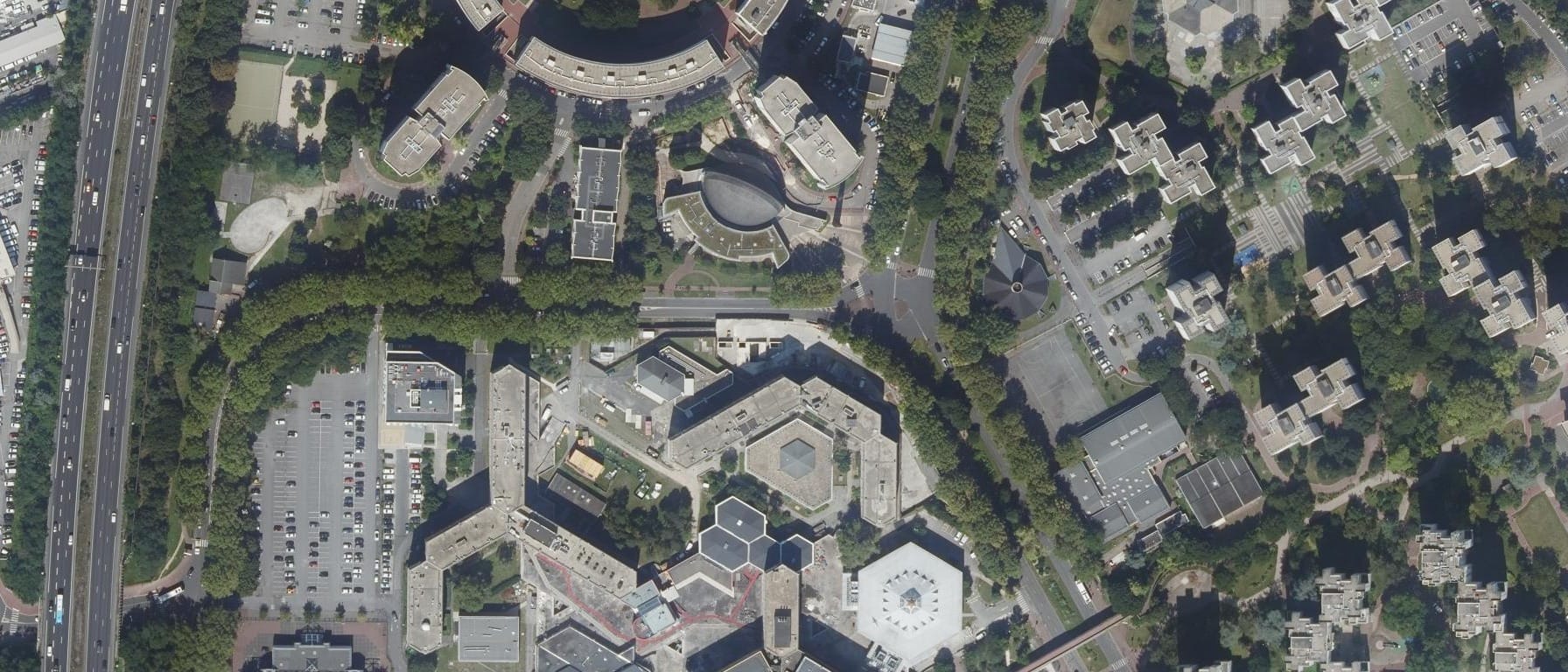 Vue aérienne de I.U.T. de Créteil-Vitry - Site de Créteil- UPEC