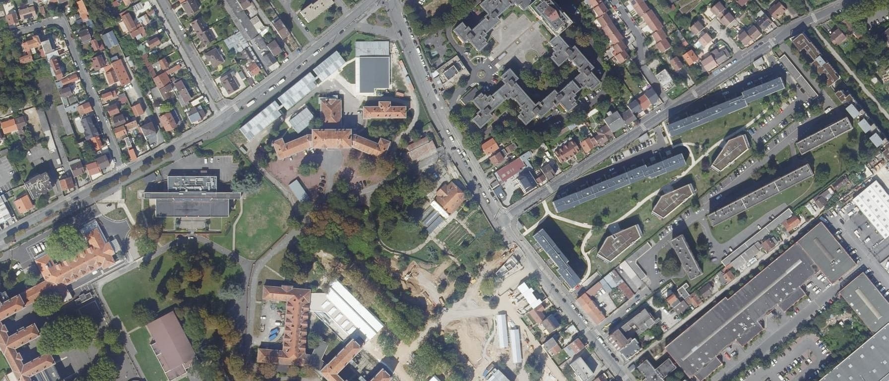 Vue aérienne de Lycée Adolphe Cherioux