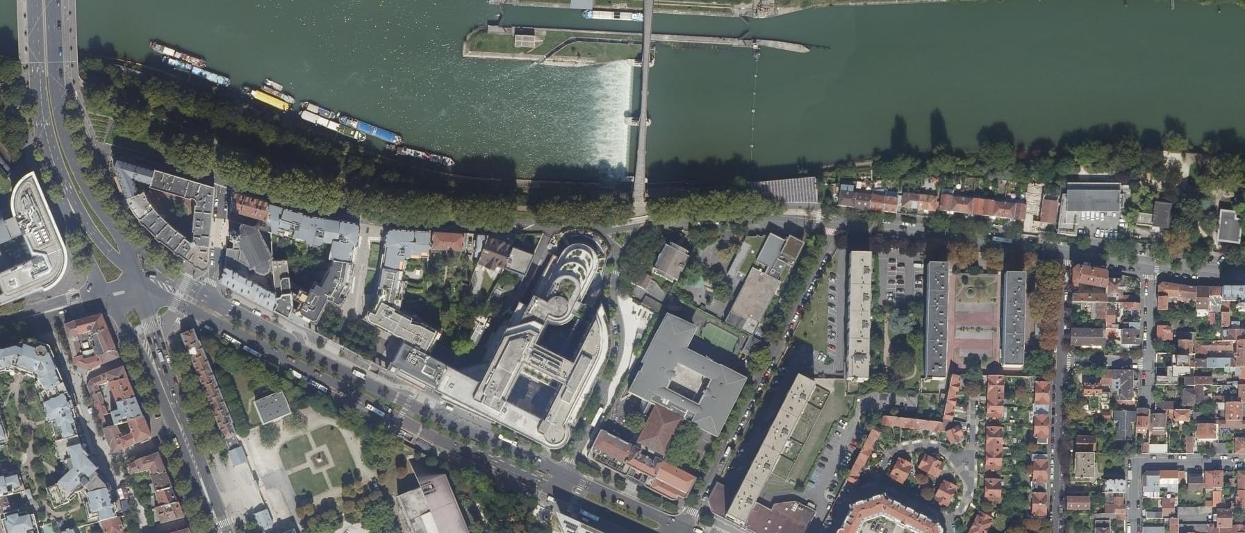 Vue aérienne de Lycée professionnel Paul Bert