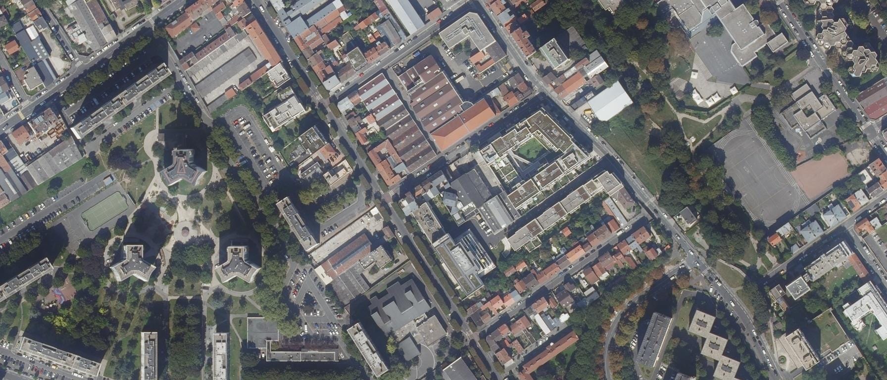 Vue aérienne de Lycée professionnel CE3P