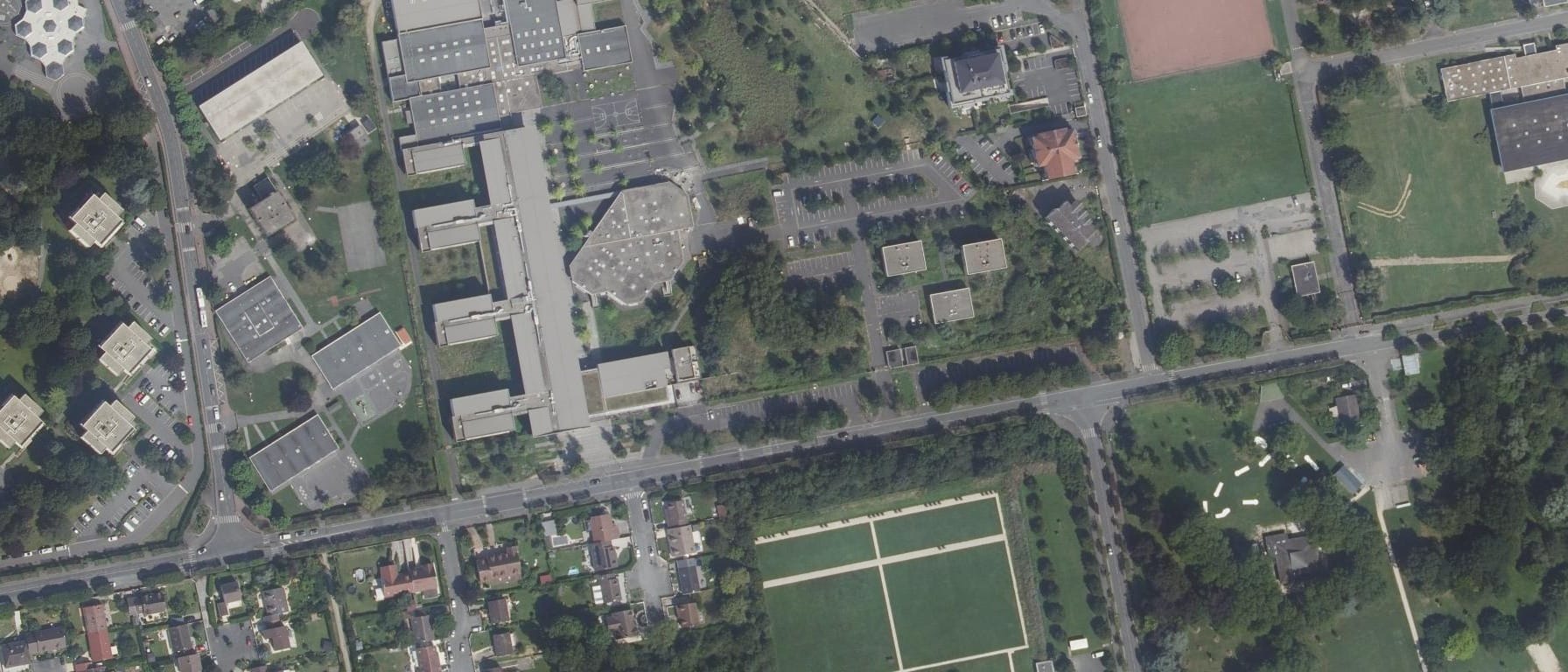 Vue aérienne de Lycée Champlain