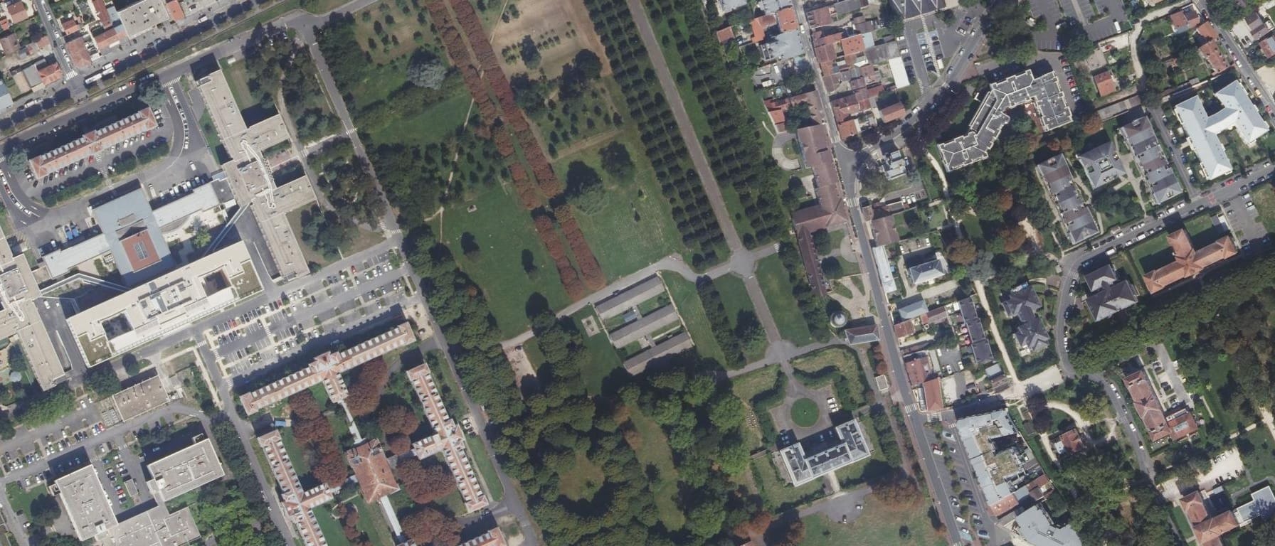 Vue aérienne de IFSI Emile Roux (AP-HP)
