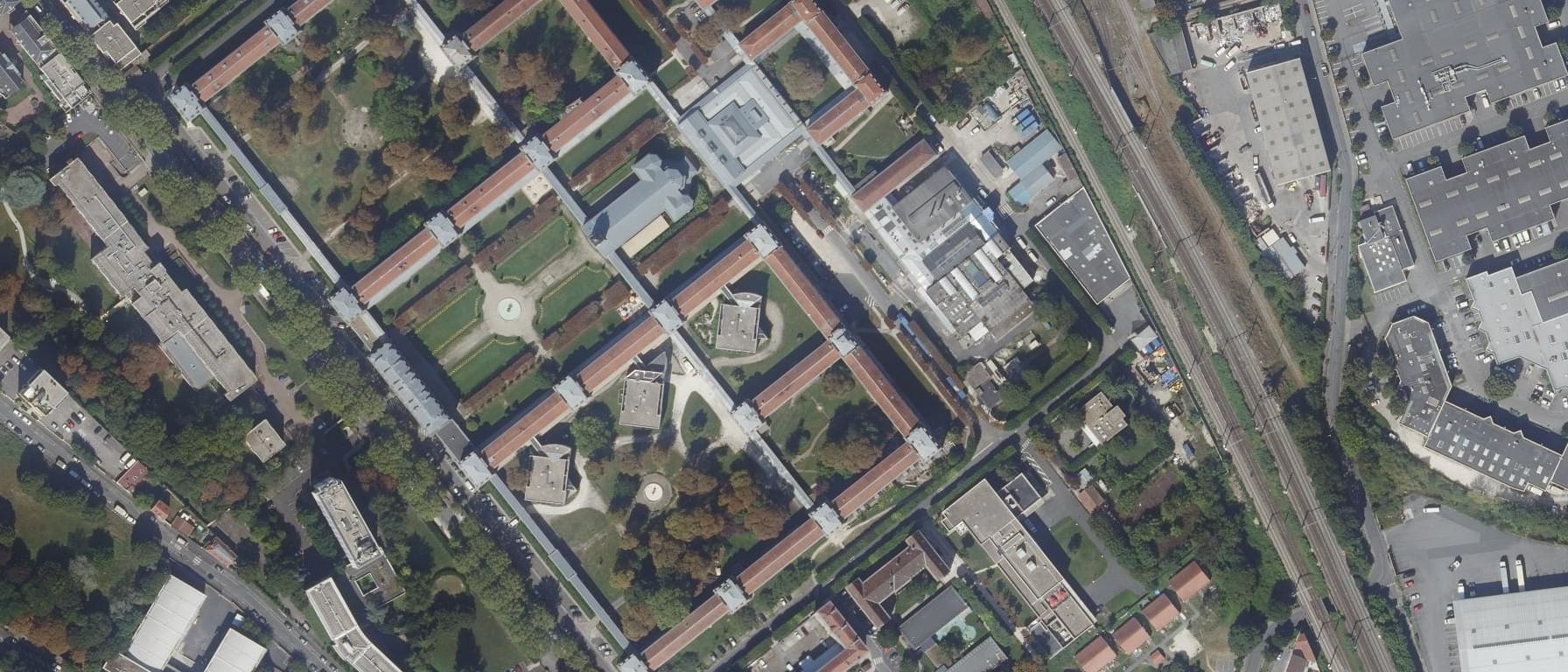 Vue aérienne de IFSI Charles Foix (AP-HP)
