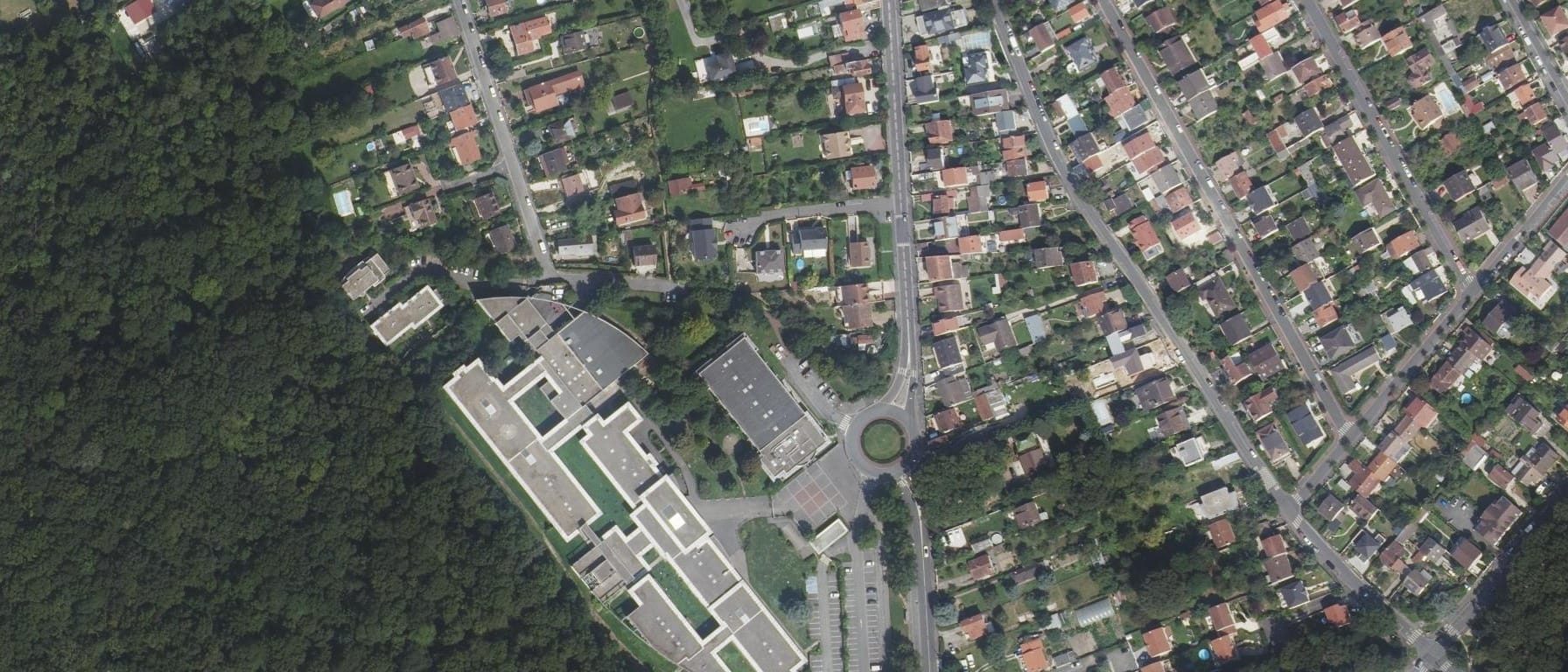 Vue aérienne de Lycée Christophe Colomb