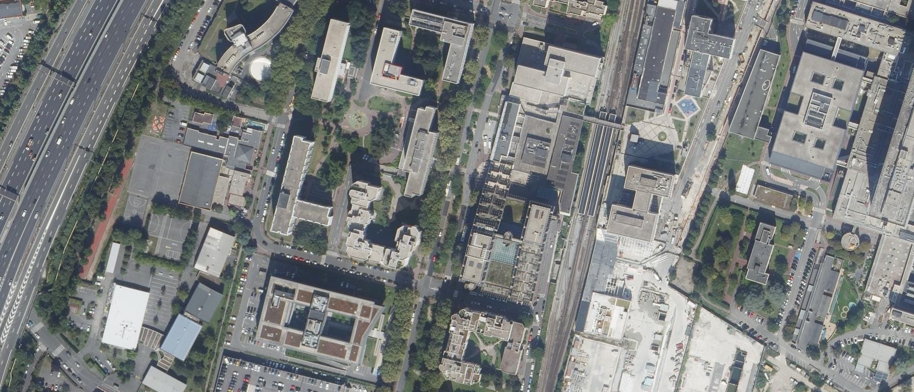 Vue aérienne de Institut de formation en ergothérapie Université Paris 12