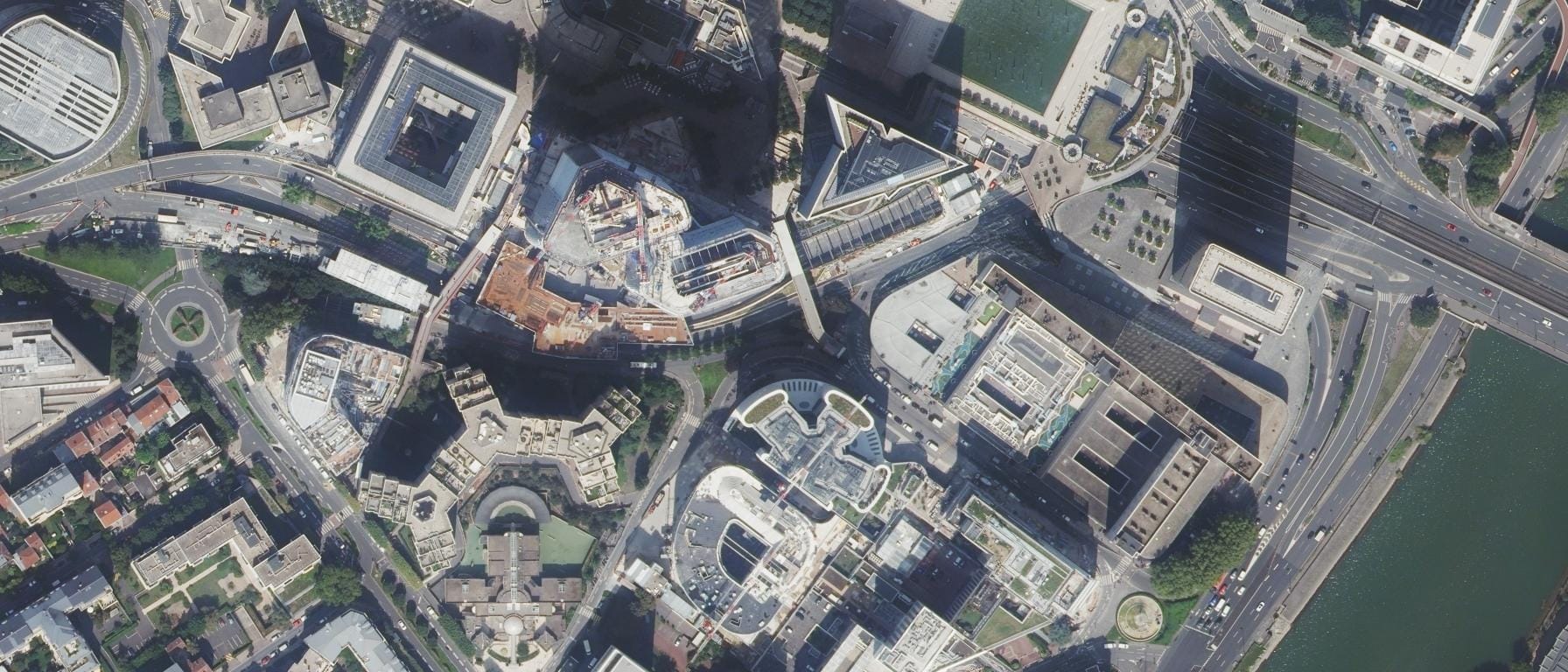 Vue aérienne de EPITA Paris