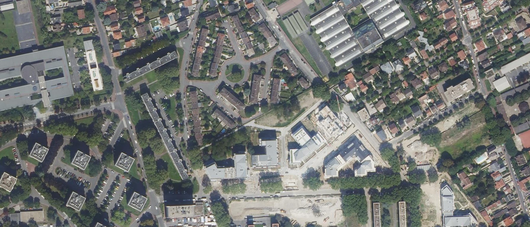 Vue aérienne de IAE Paris-Est