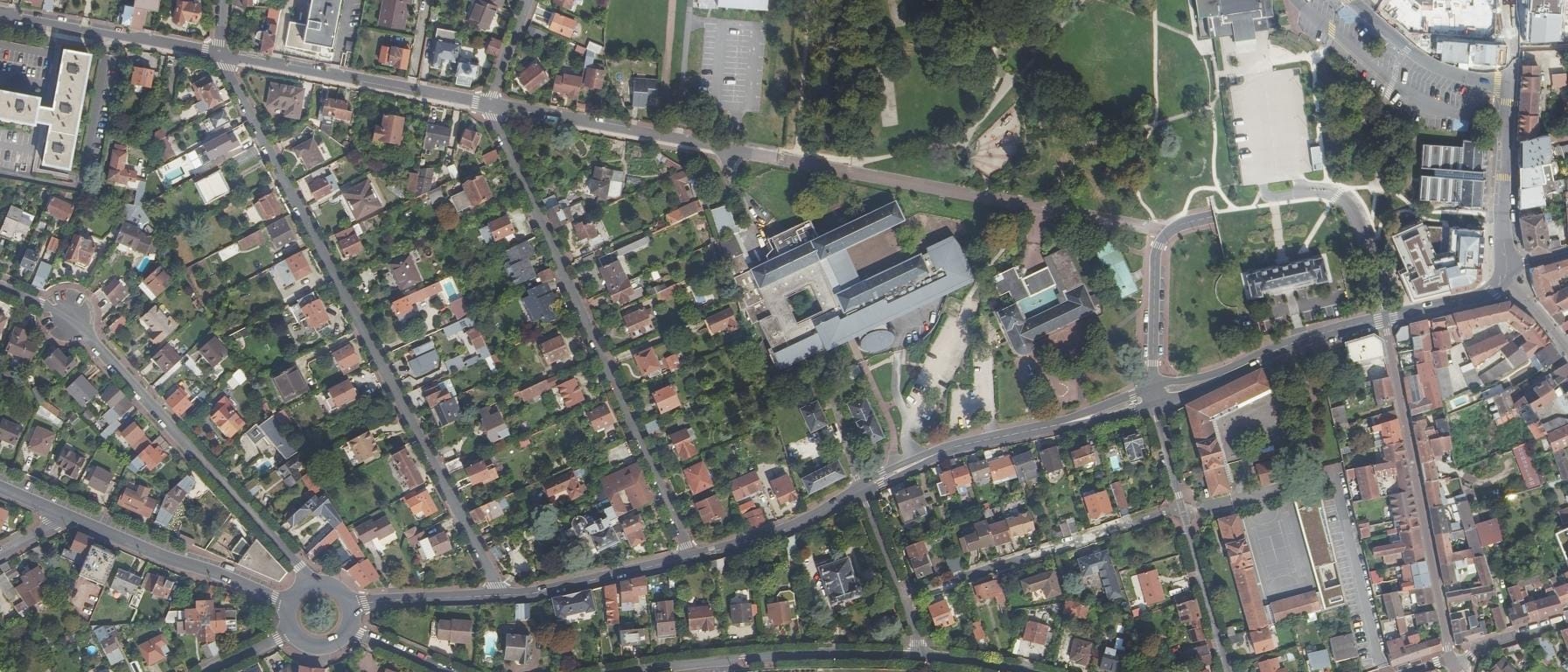 Vue aérienne de Lycée Montaleau