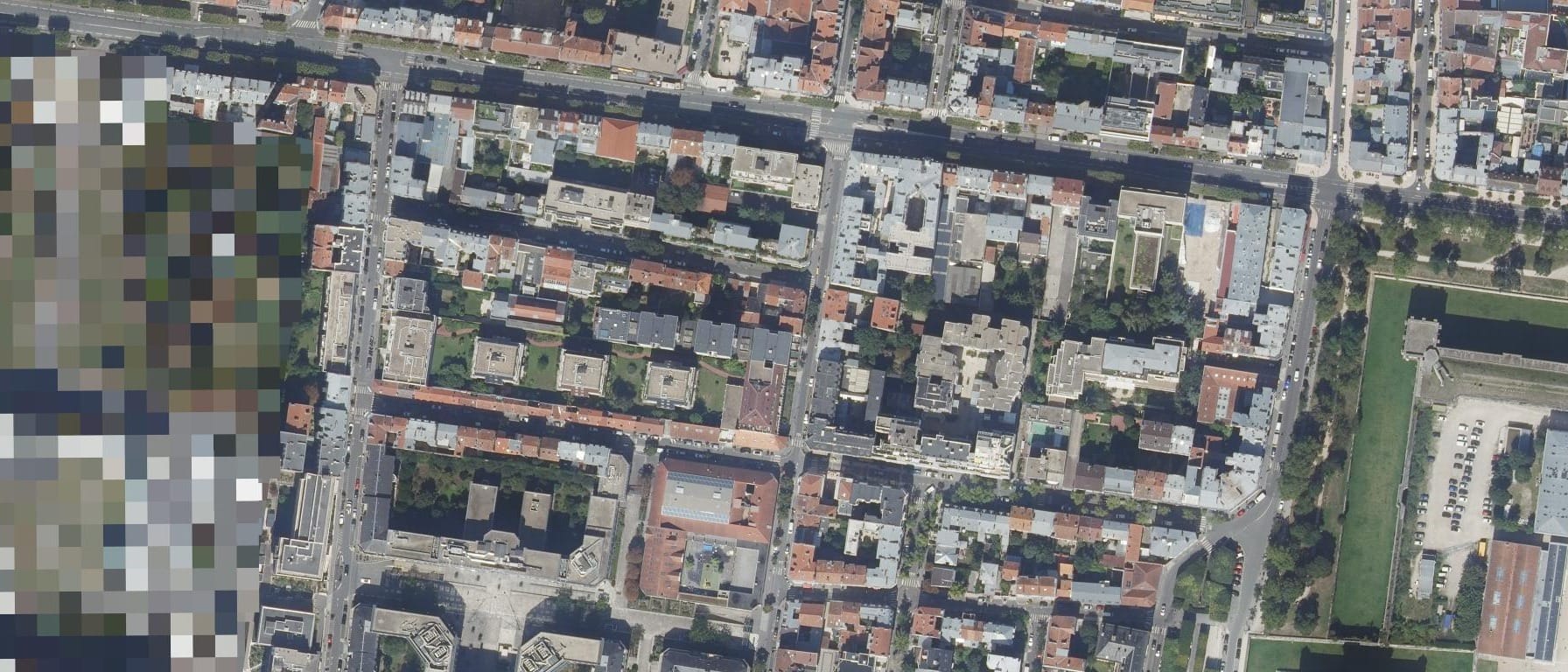 Vue aérienne de Institut F2I (Vincennes - 94)