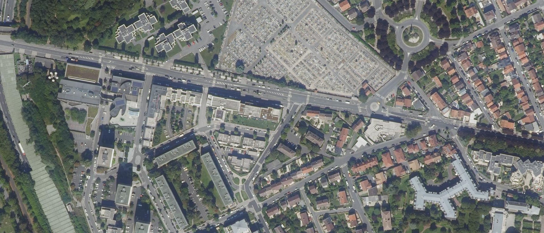 Vue aérienne de annexe CFA Scholia Thiais