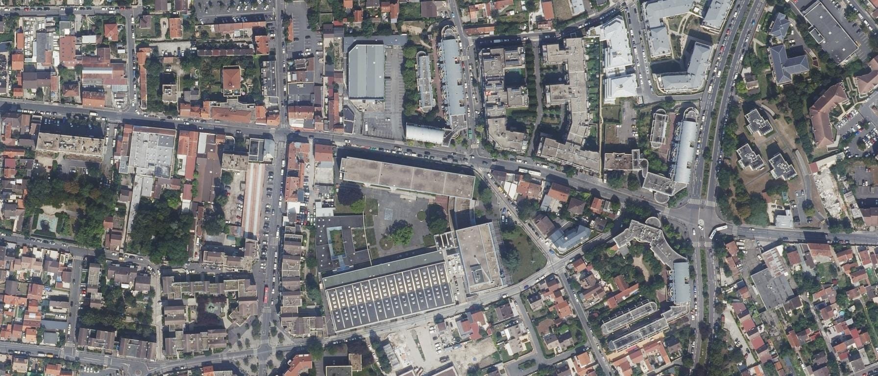 Vue aérienne de Lycée Jean Jaures