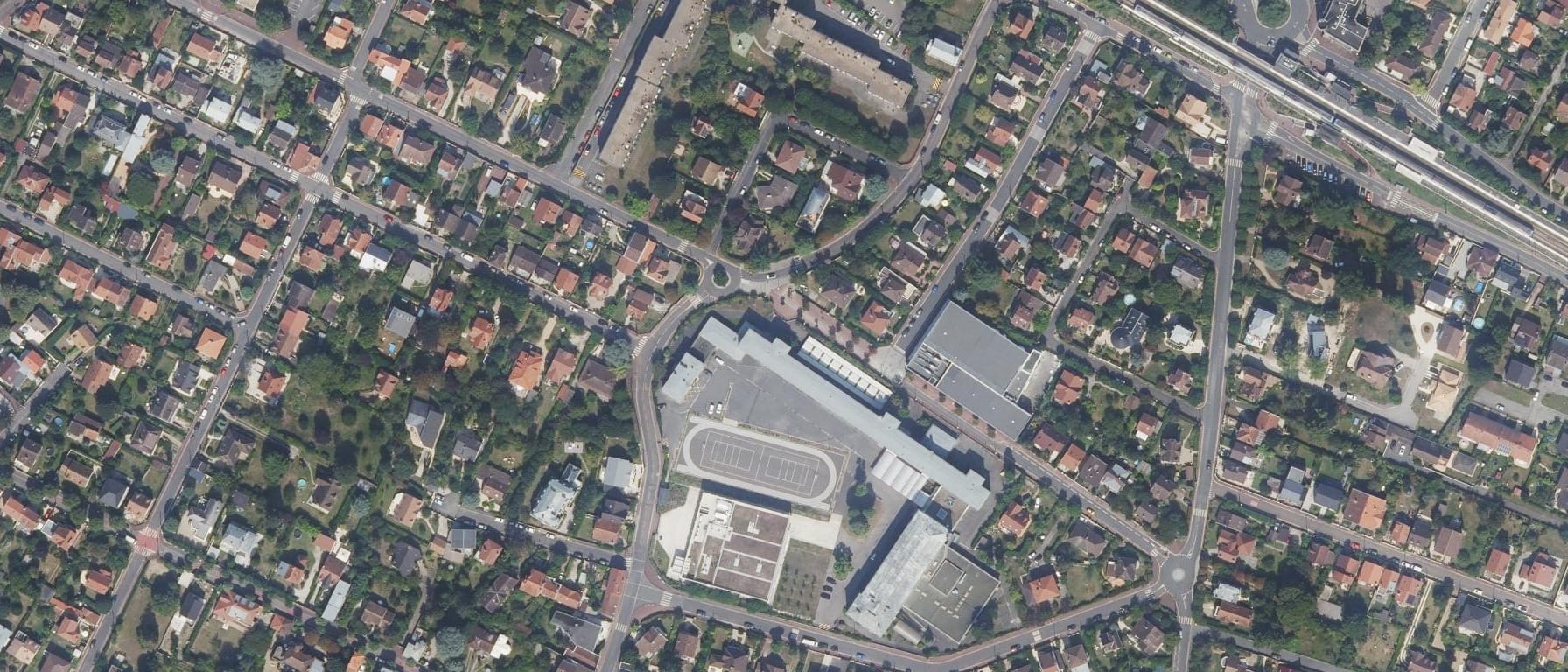 Vue aérienne de Lycée Van Gogh