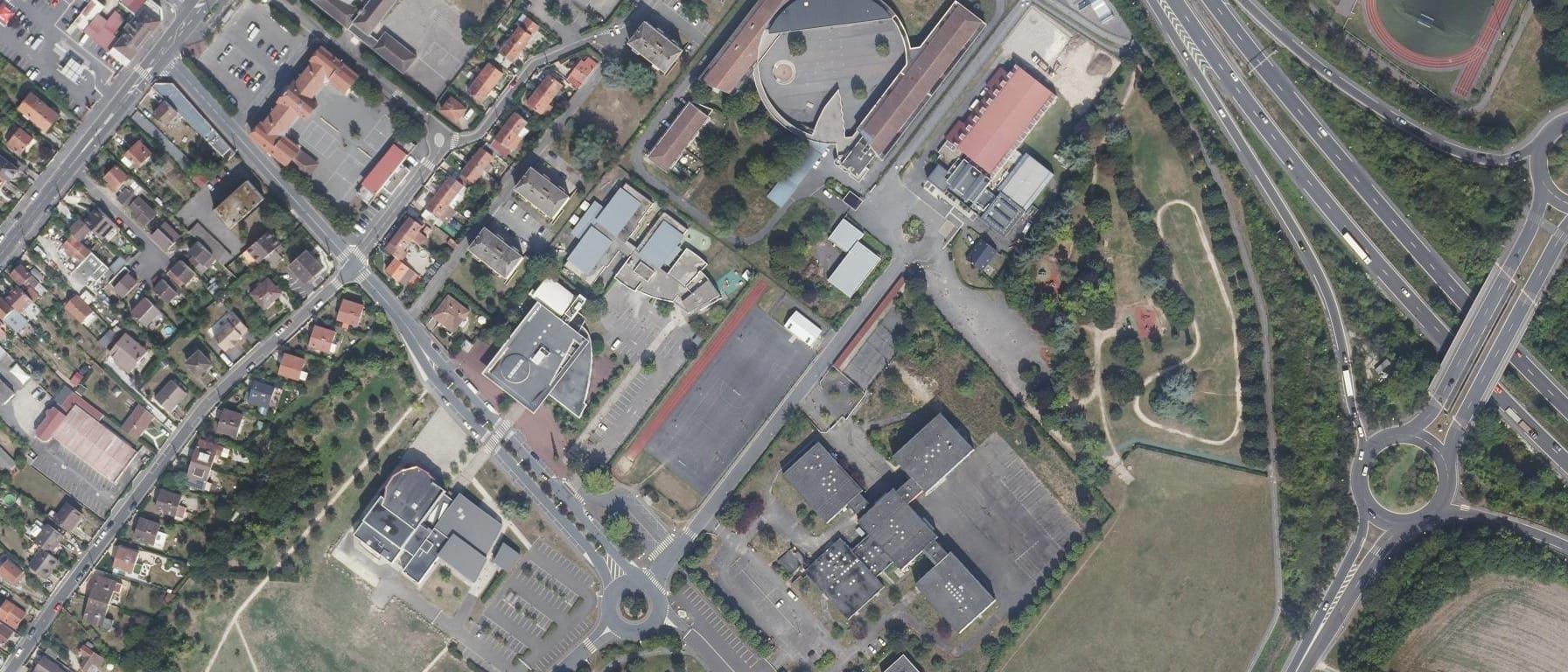 Vue aérienne de Lycée Jacques Prevert