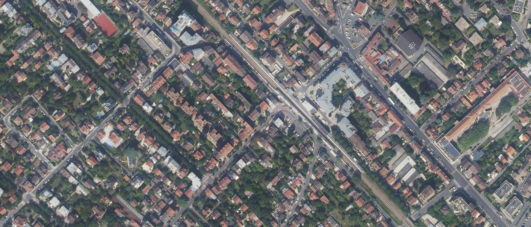 Vue aérienne de Collège Lycée Notre-Dame Providence