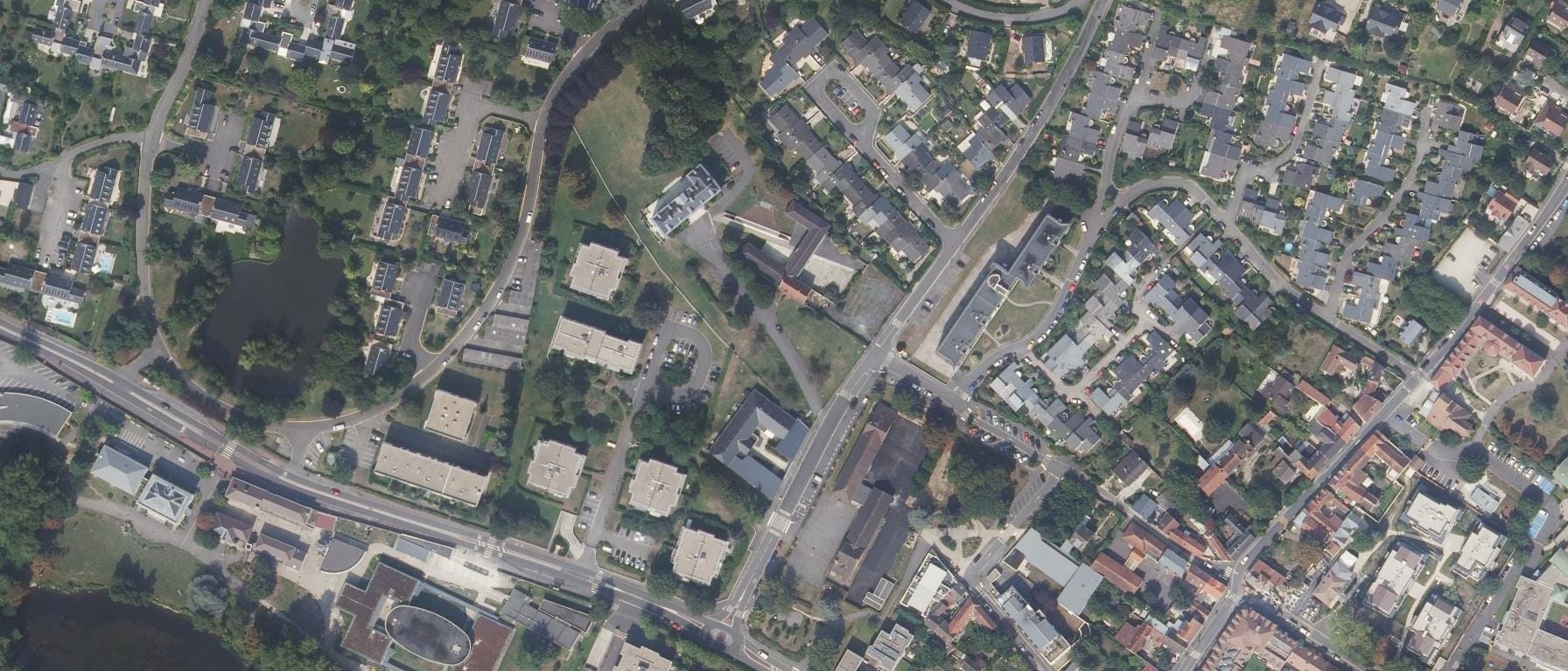 Vue aérienne de Lycée Notre-Dame De Bury
