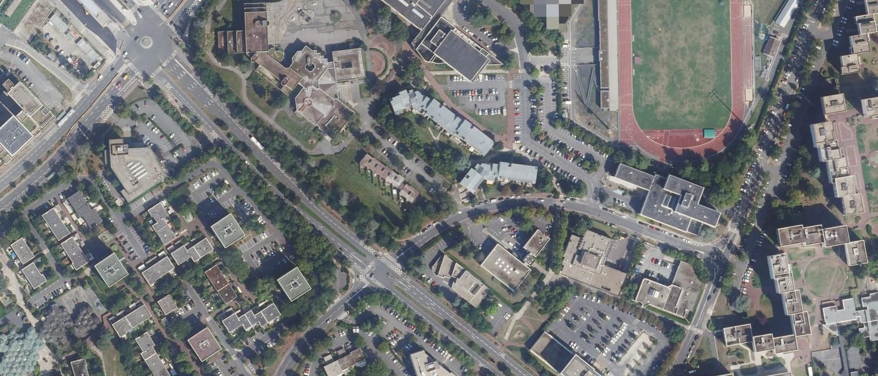 Vue aérienne de Lycée Alfred Kastler