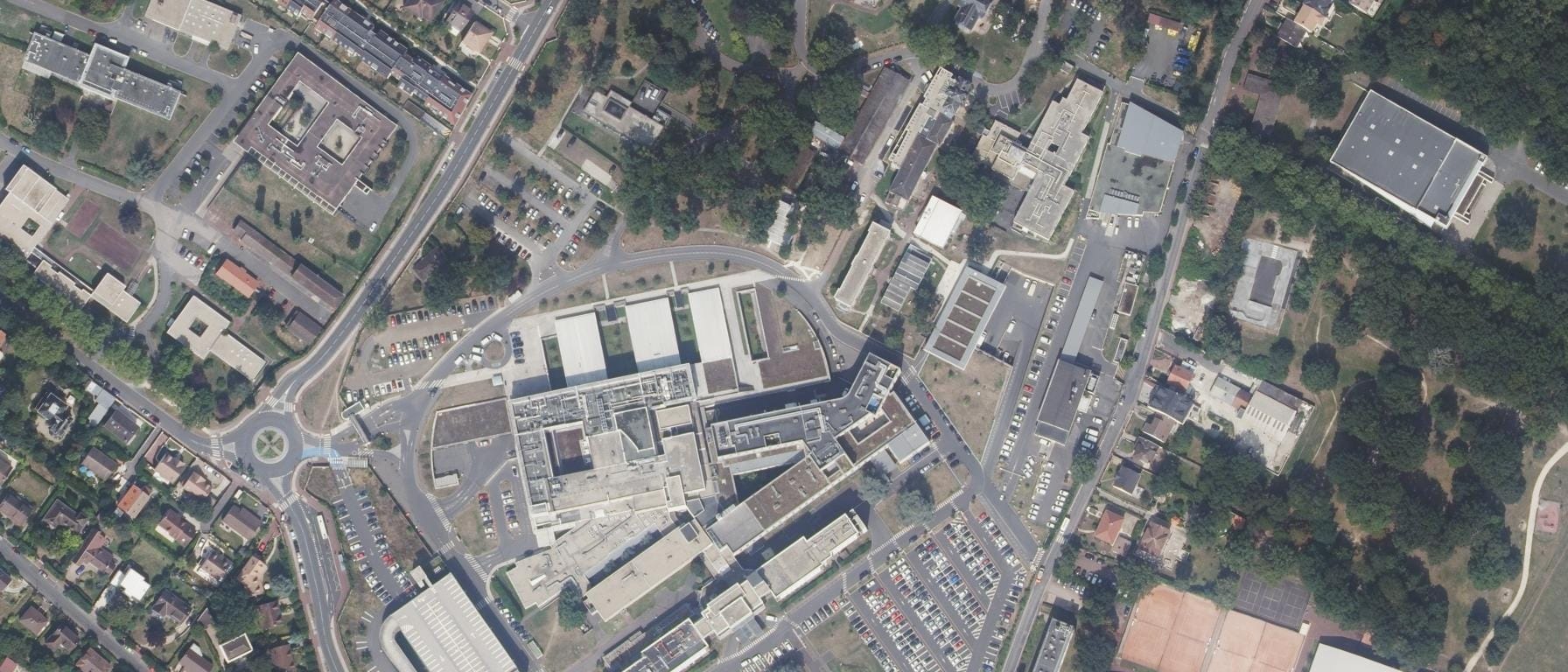 Vue aérienne de IFSI Françoise Dolto