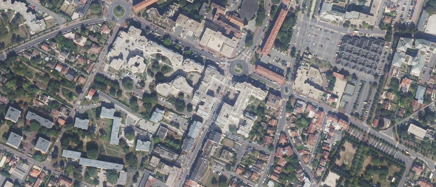 Vue aérienne de CFA DES METIERS DU BATIMENT AFOBAT