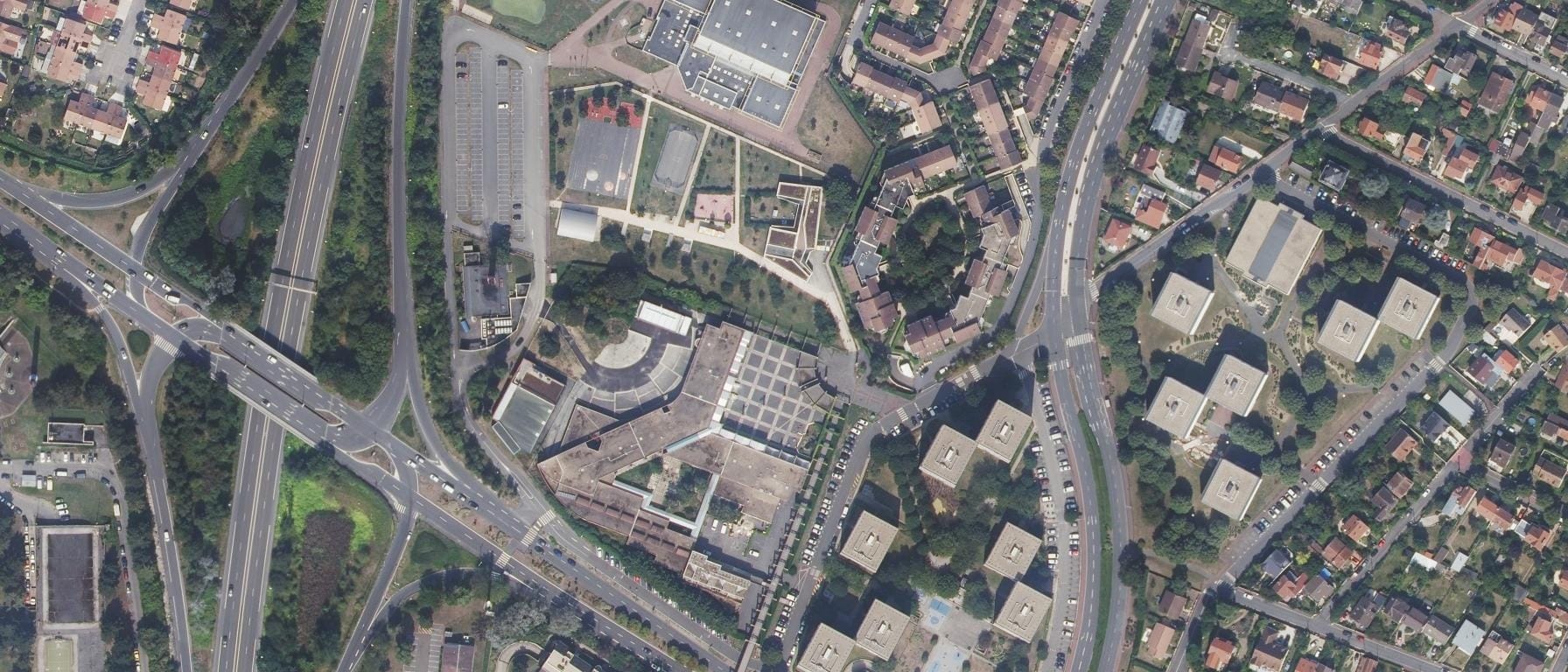 Vue aérienne de Lycée professionnel Gustave Eiffel