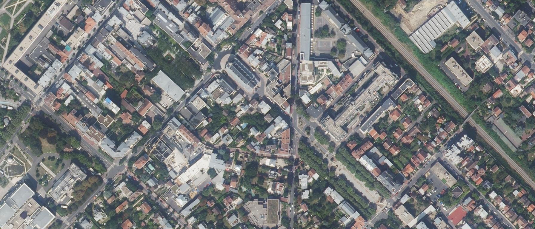 Vue aérienne de SUP DE V ENGHIEN (Enghien-les-Bains - 95)