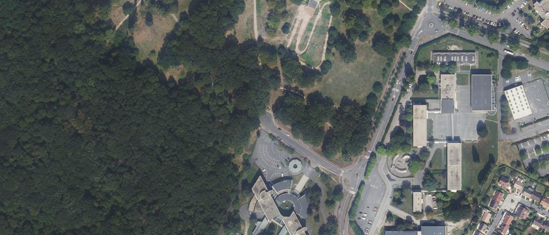 Vue aérienne de Lycée Jean Monnet