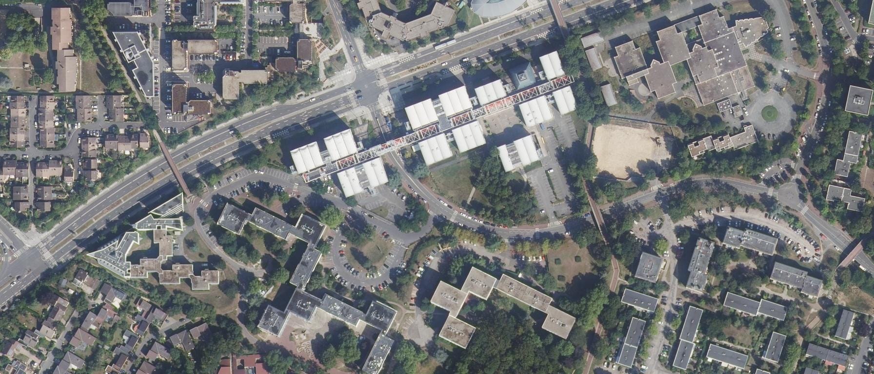 Vue aérienne de CY ILEPS / CY Cergy Paris Université