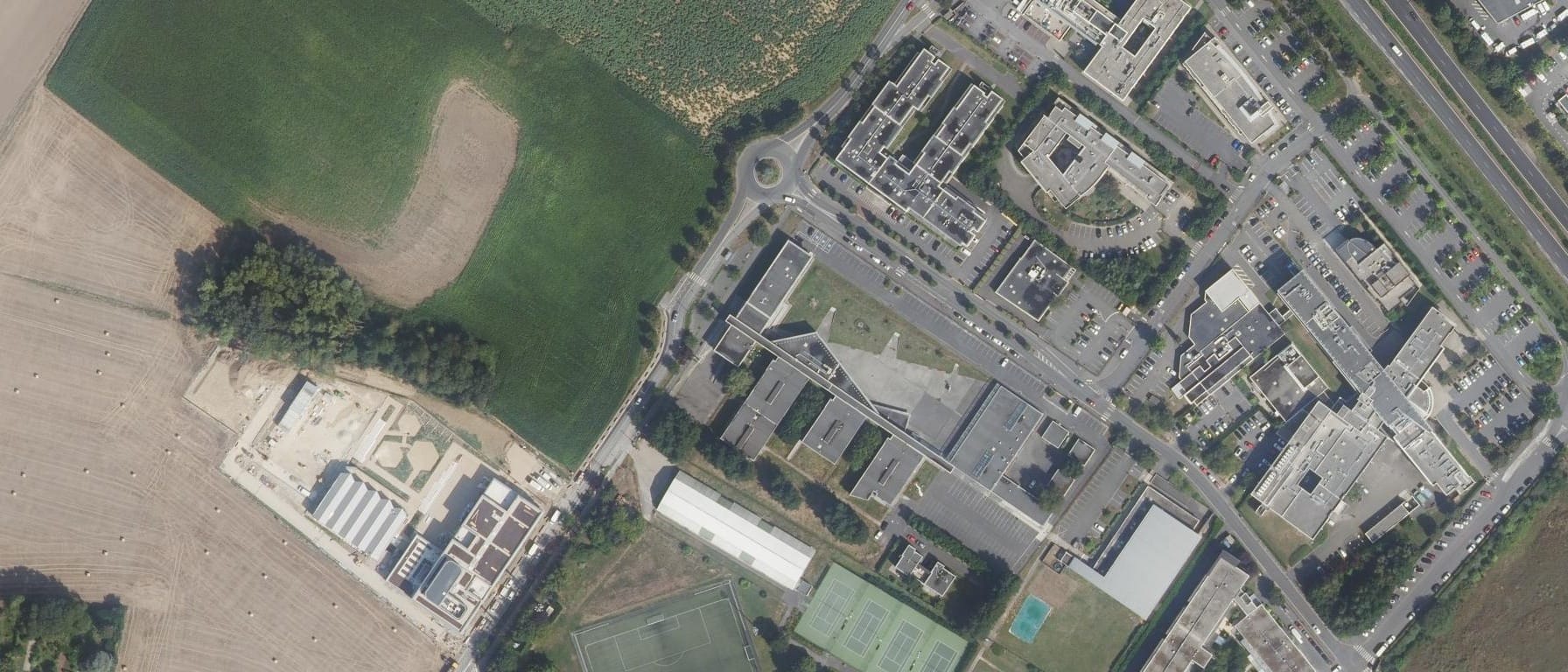 Vue aérienne de Lycée Paul-Emile Victor