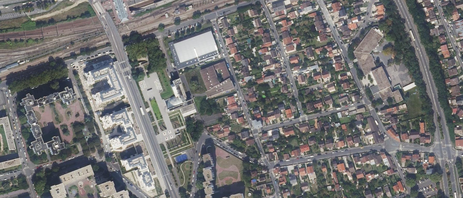 Vue aérienne de I.U.T de Cergy-Pontoise - Site d'Argenteuil