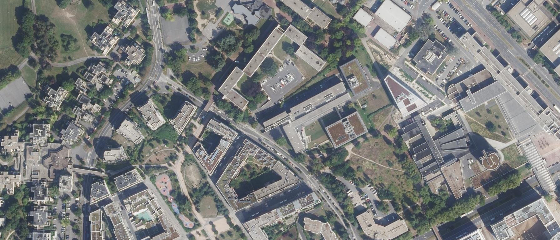 Vue aérienne de Ecole Nationale Supérieure de l'Electronique et de ses Applications