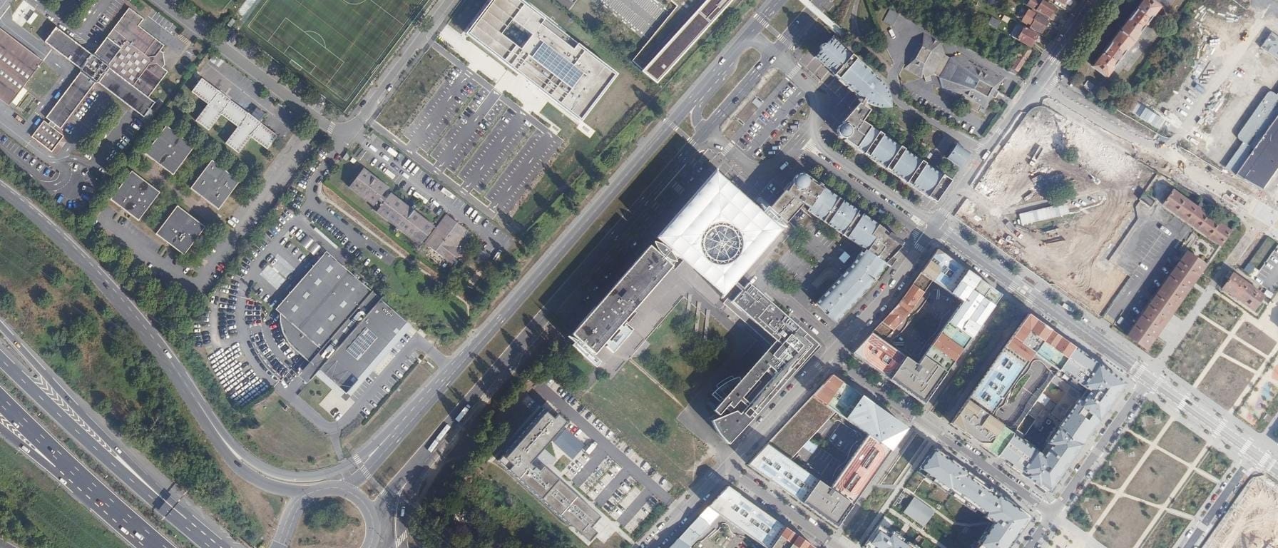 Vue aérienne de I.U.T de Cergy-Pontoise - Site de Pontoise