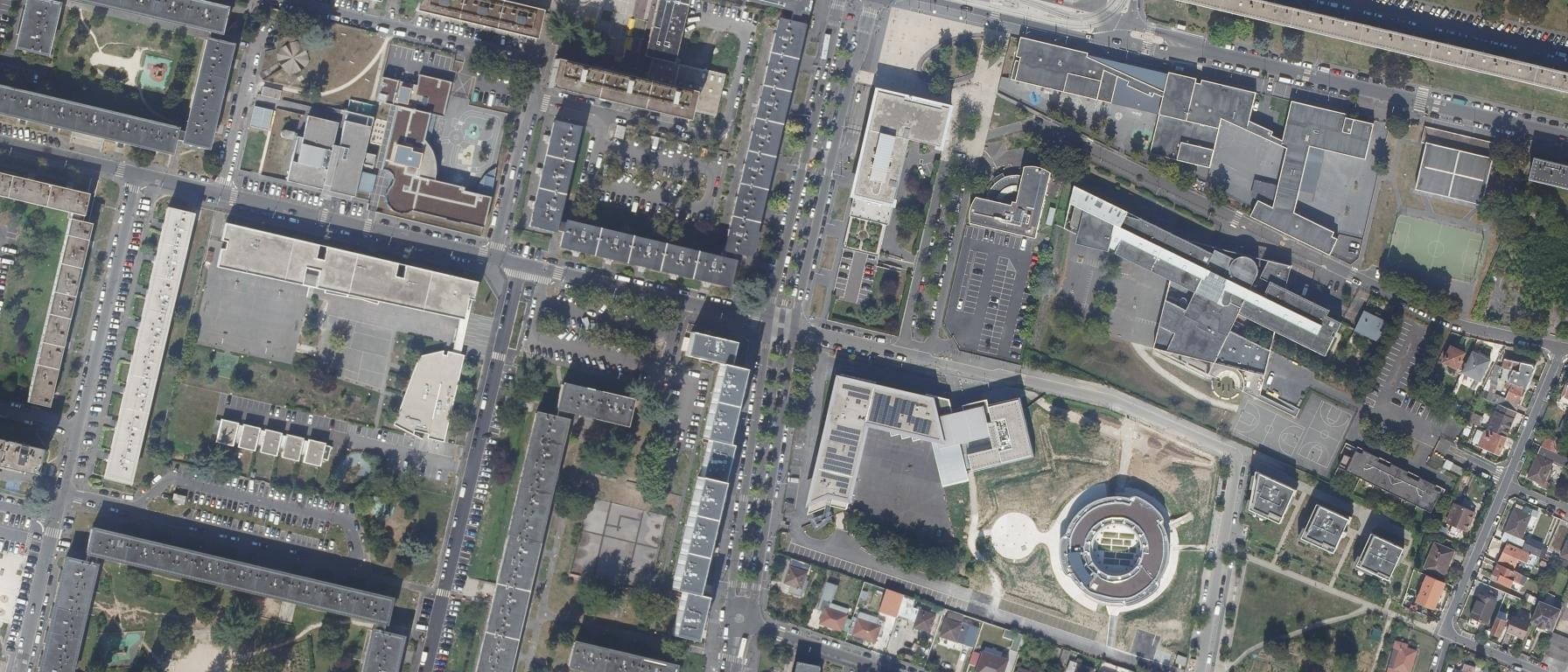 Vue aérienne de I.U.T de Cergy-Pontoise - Site de Sarcelles