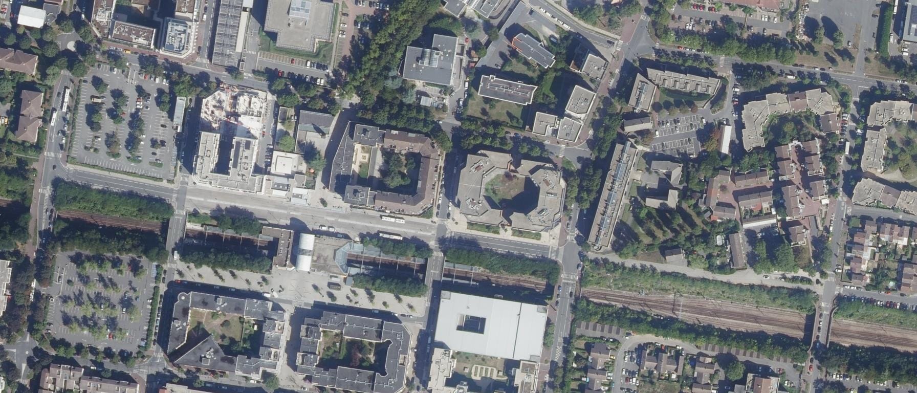 Vue aérienne de Ecole supérieure d'économie et techniques de construction