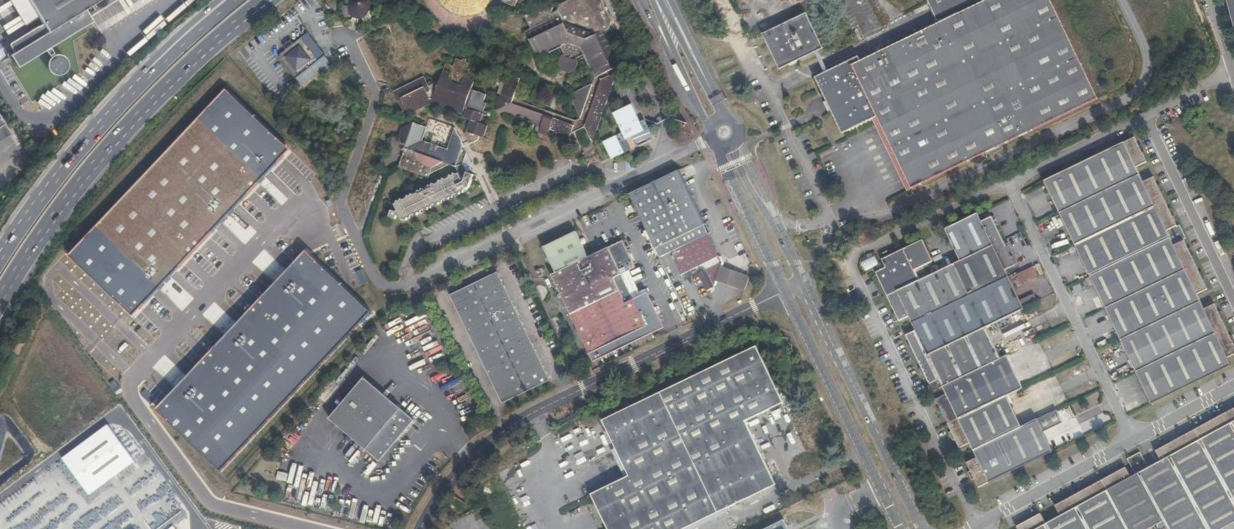 Vue aérienne de H3 Campus Cergy-Pontoise