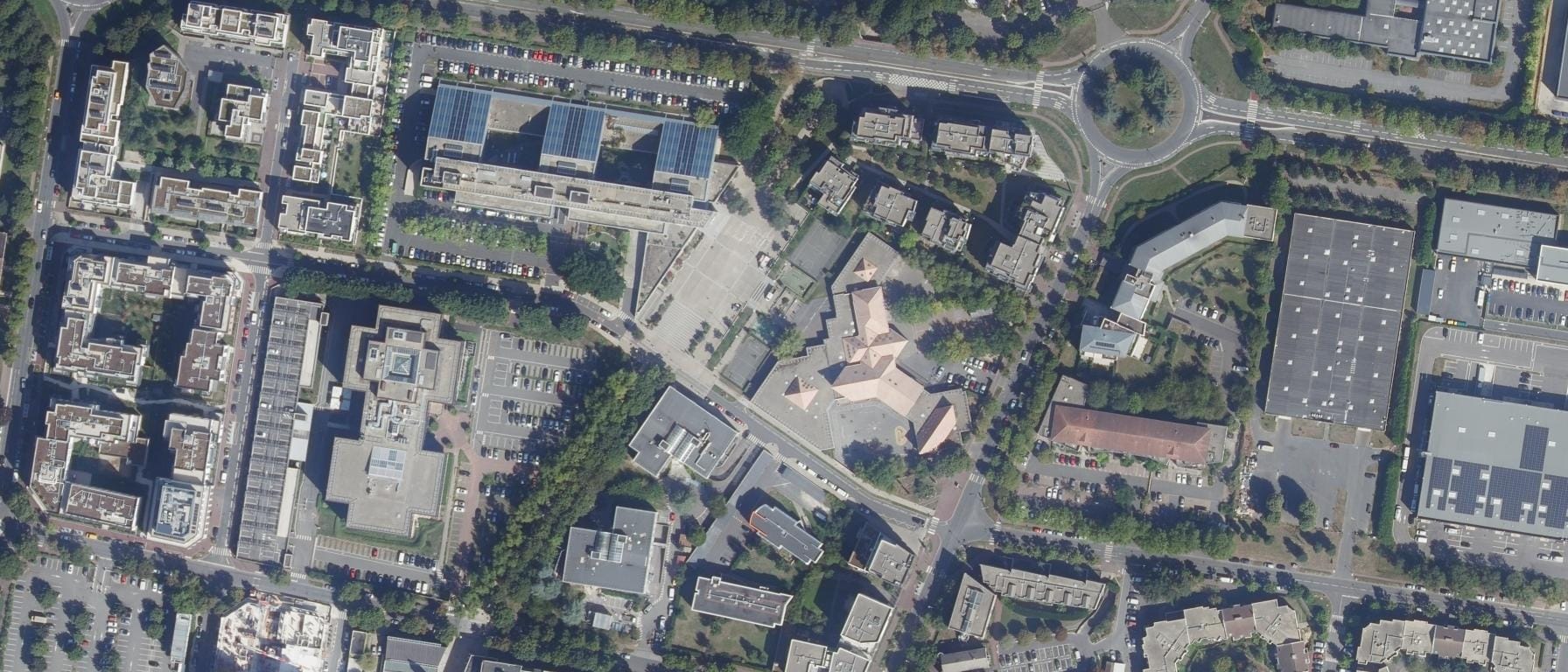 Vue aérienne de ICP ANTENNE DE CERGY