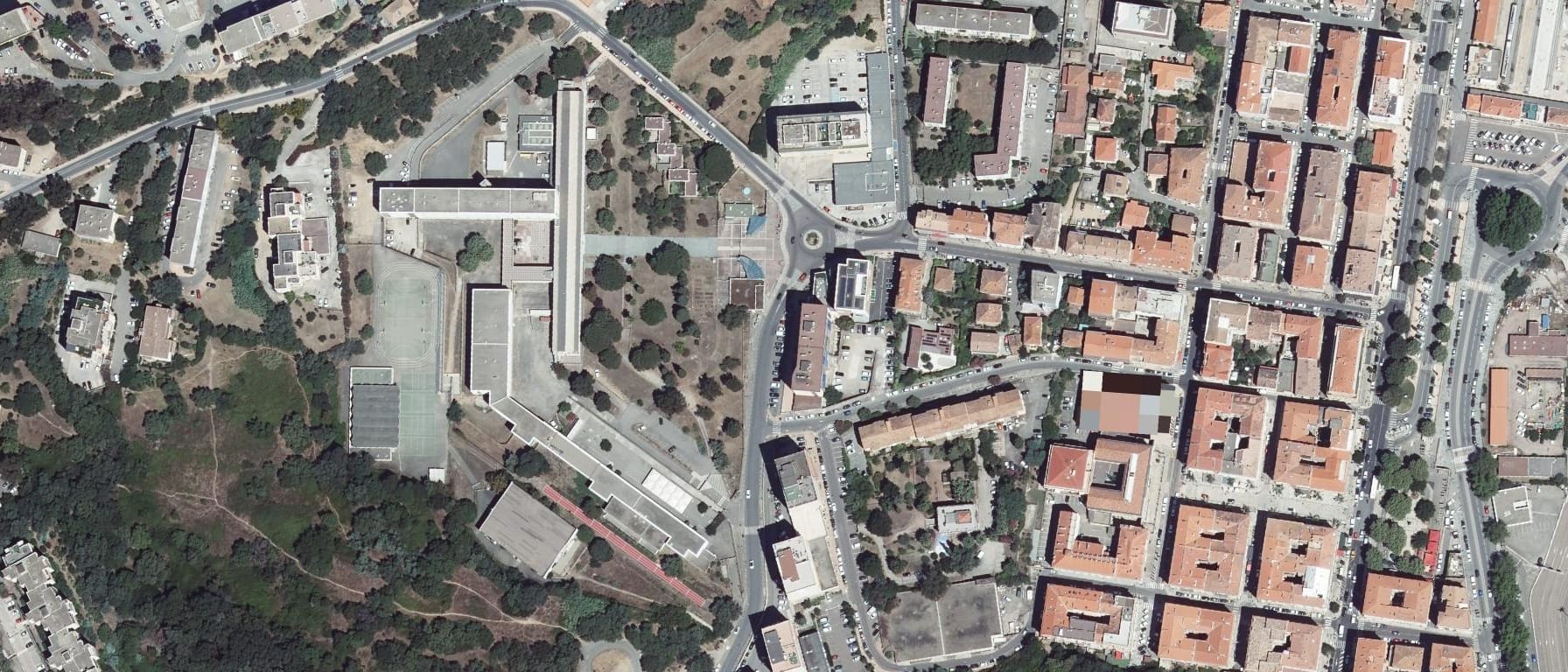Vue aérienne de Lycée Laetitia Bonaparte