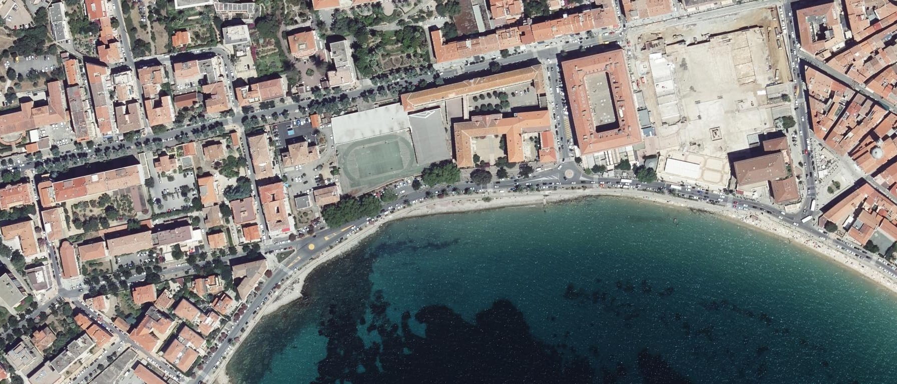 Vue aérienne de ANTENNE I.F.R.T.S AJACCIO