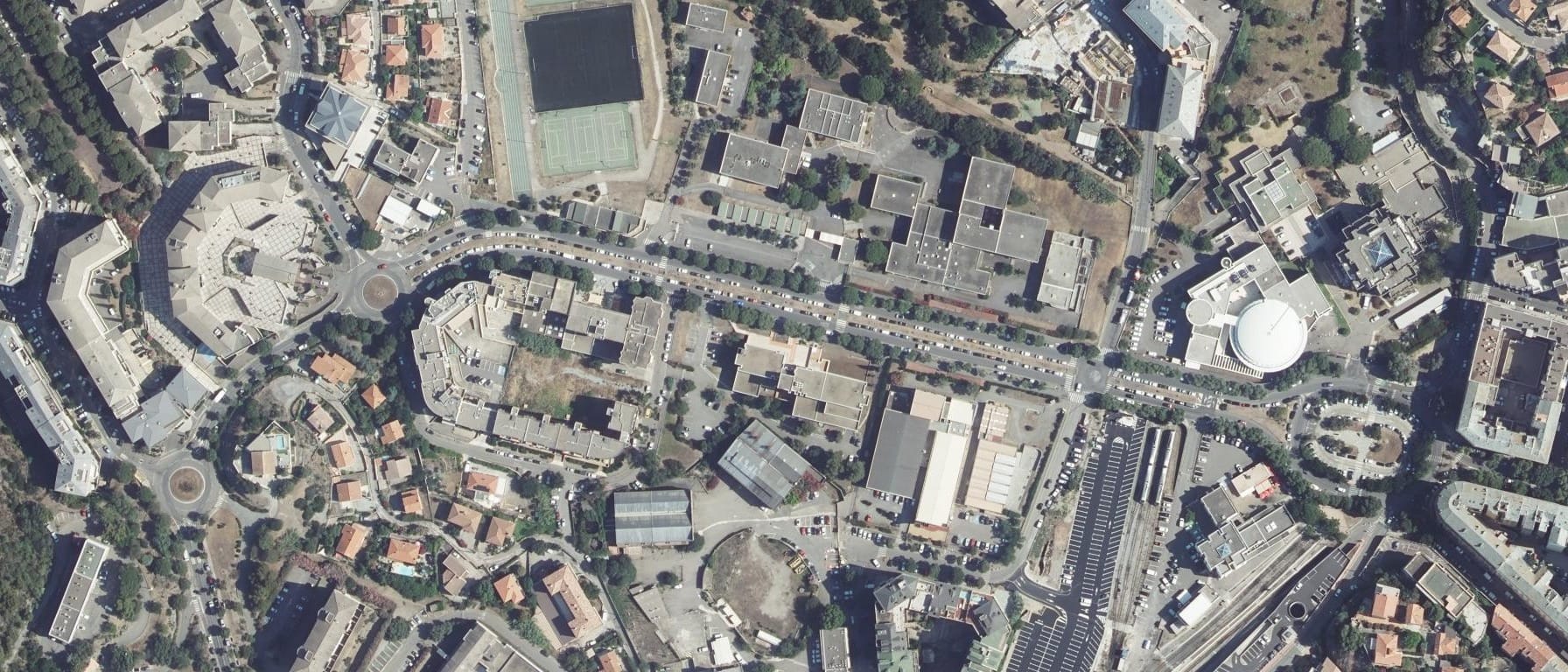 Vue aérienne de Lycée Giocante De Casabianca