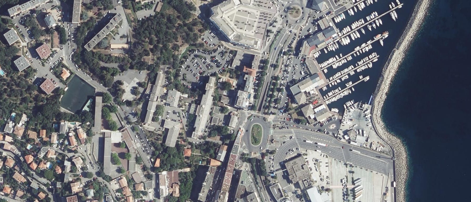 Vue aérienne de IFSI Bastia