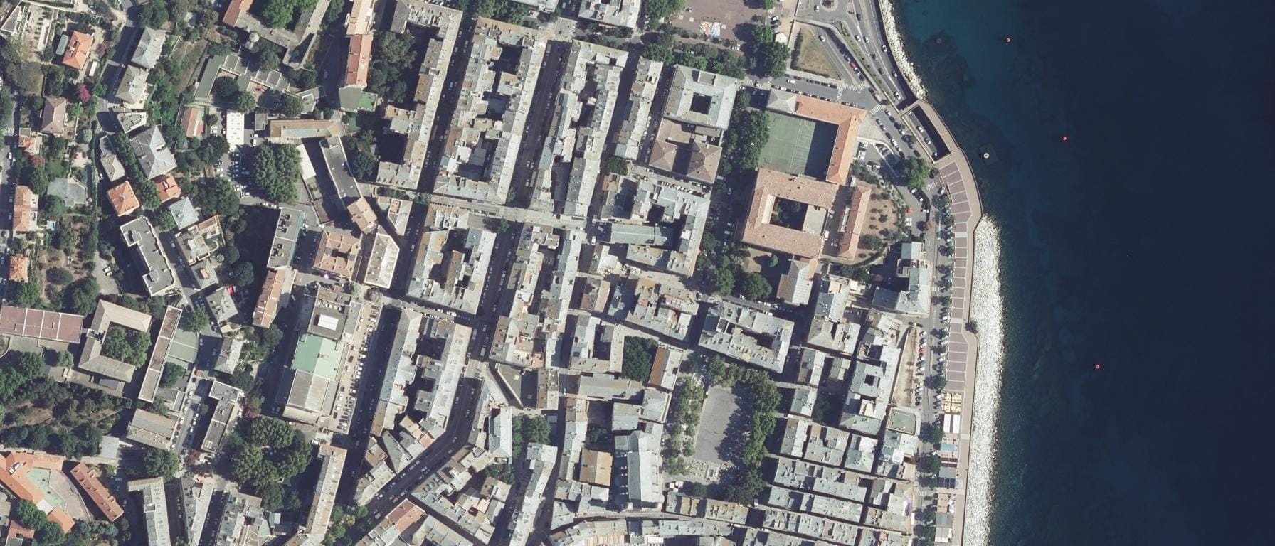 Vue aérienne de Lycée professionnel Jean Nicoli