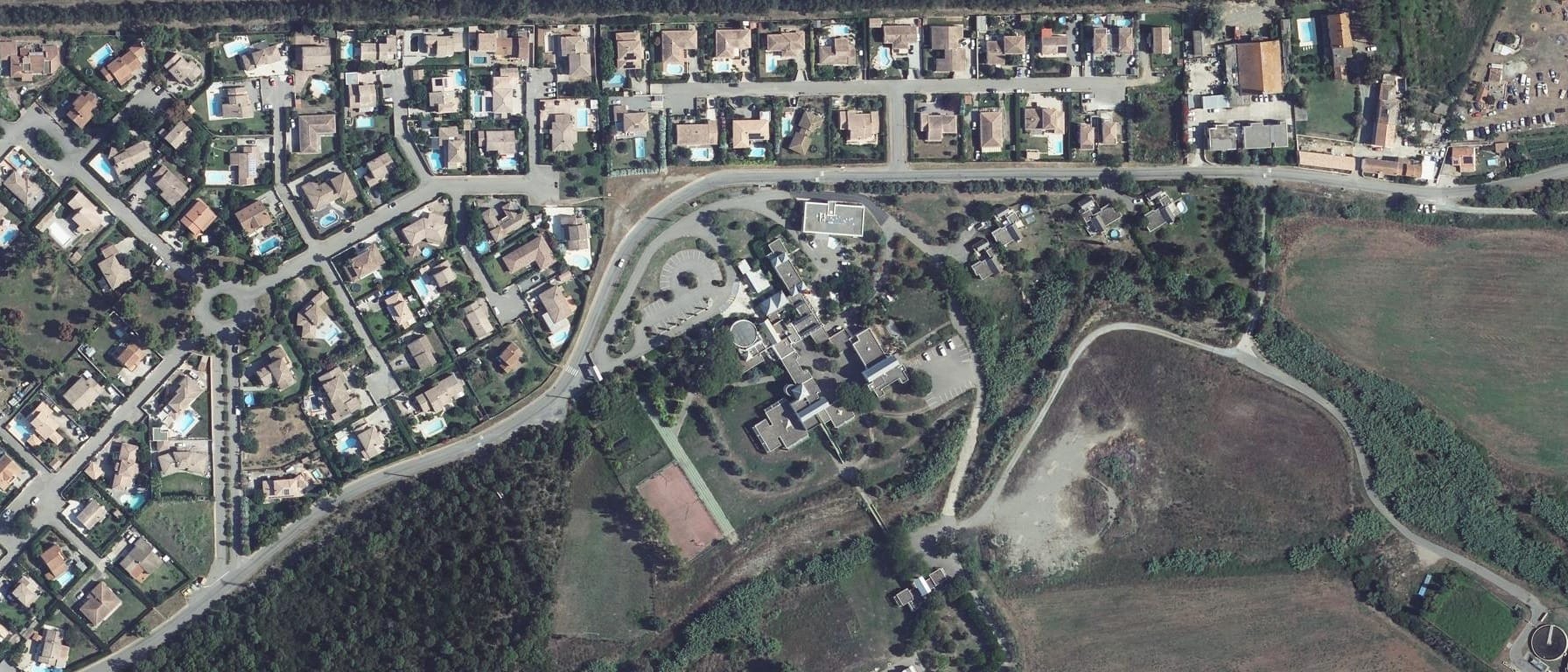 Vue aérienne de Lycée professionnel agricole De Borgo Marana