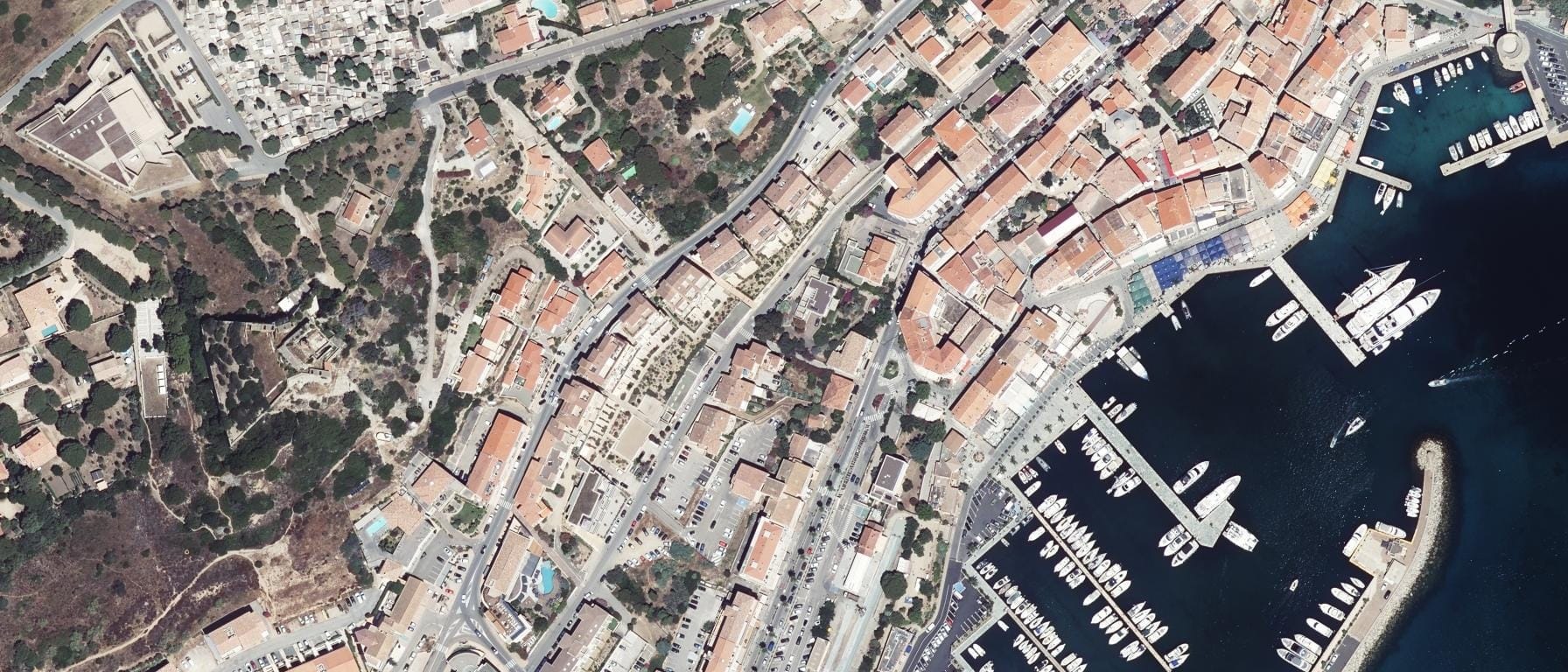 Vue aérienne de ANTENNE I.F.R.T.S CALVI