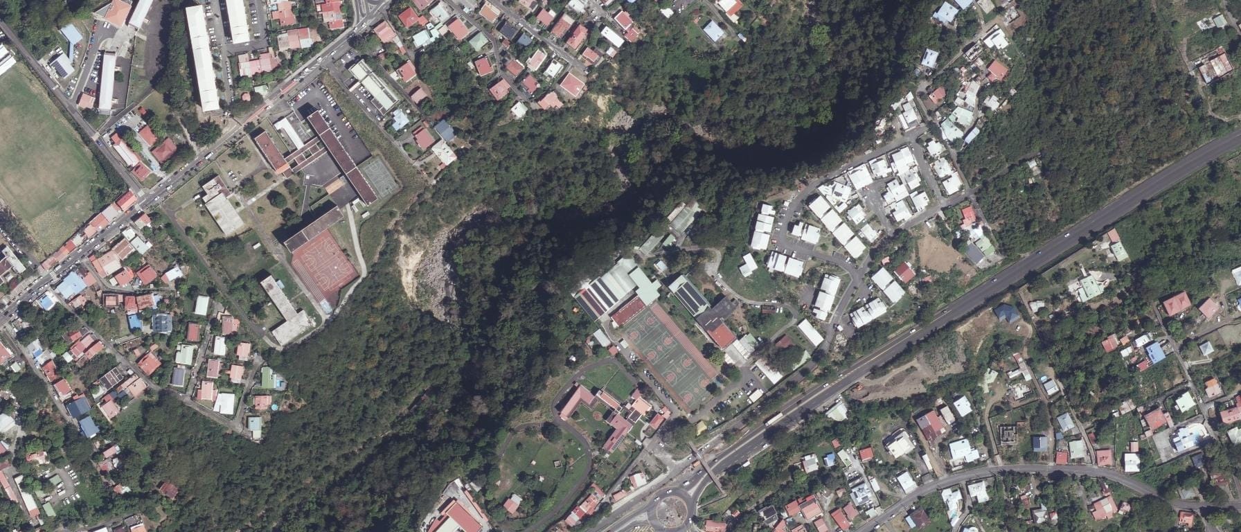 Vue aérienne de Lycée professionnel Blanchet