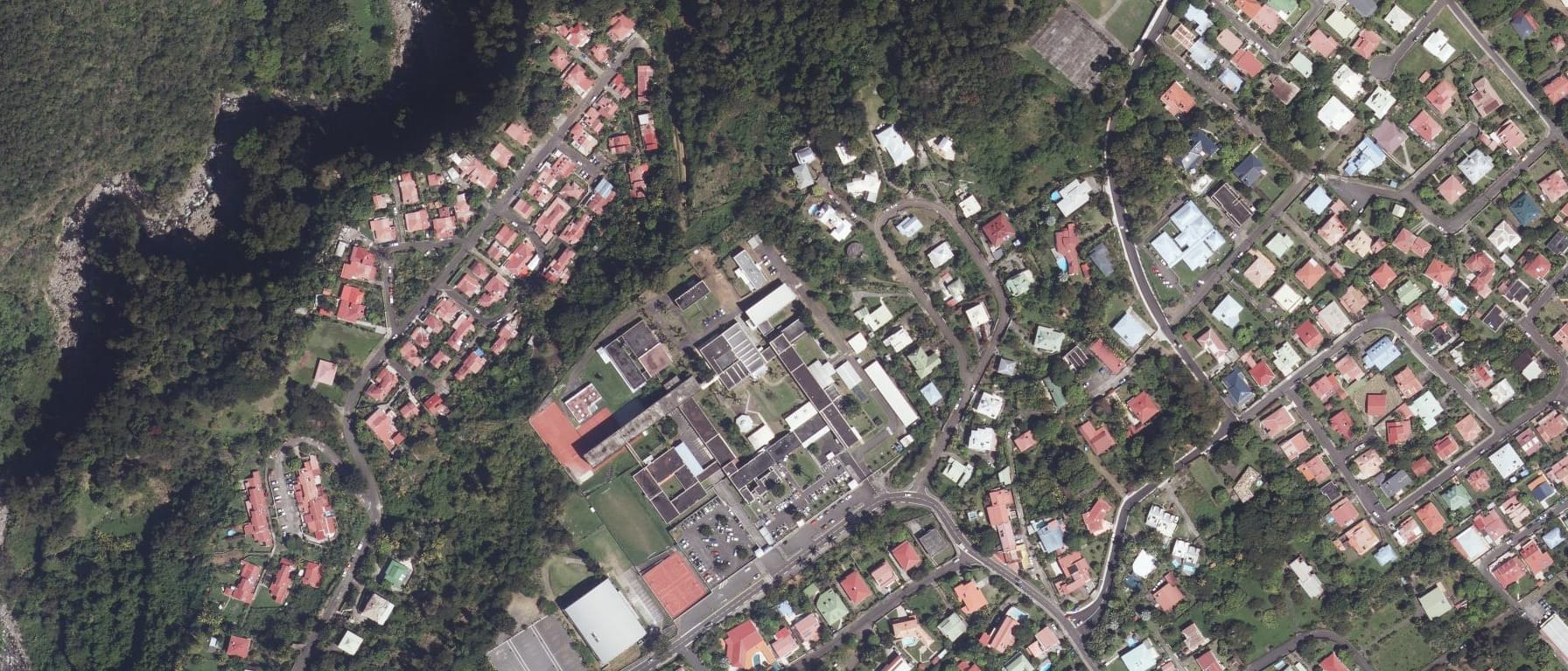 Vue aérienne de Lycée professionnel Ducharmoy