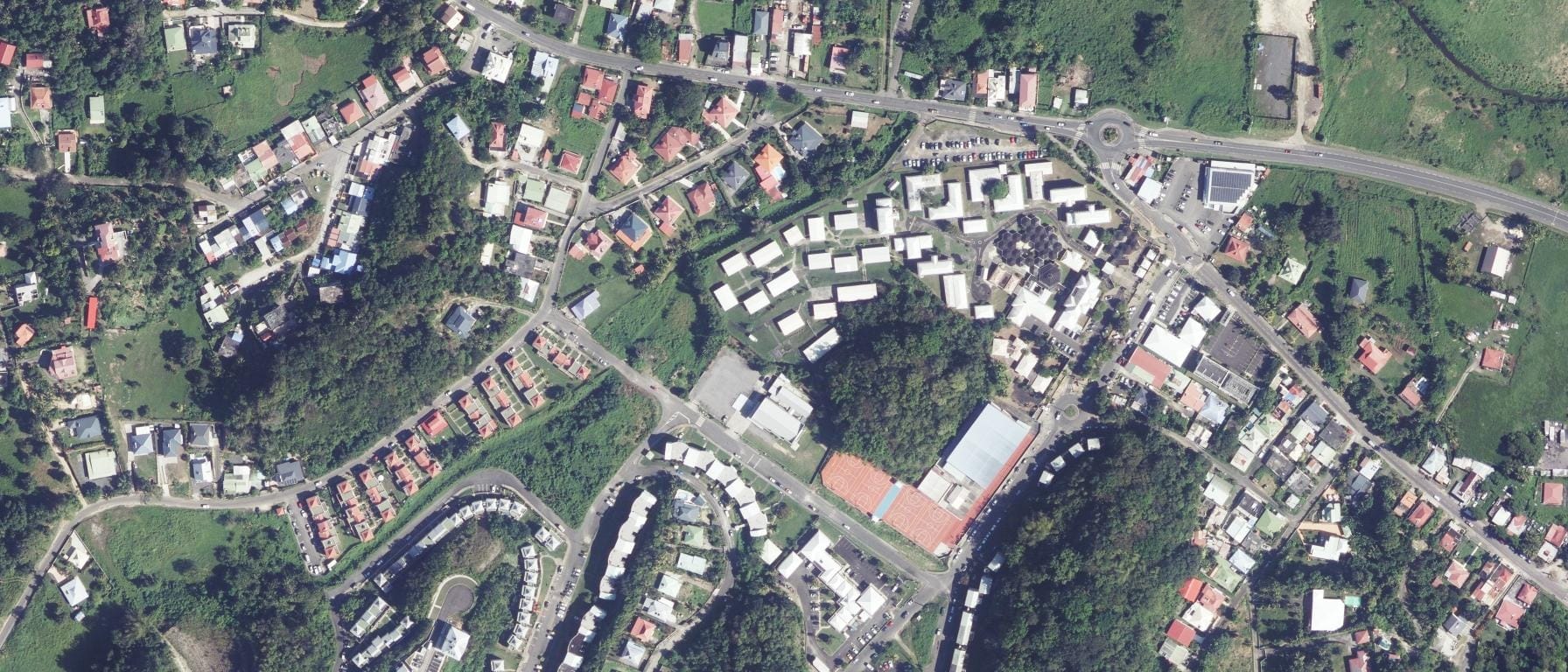 Vue aérienne de Lycée Faustin Fleret